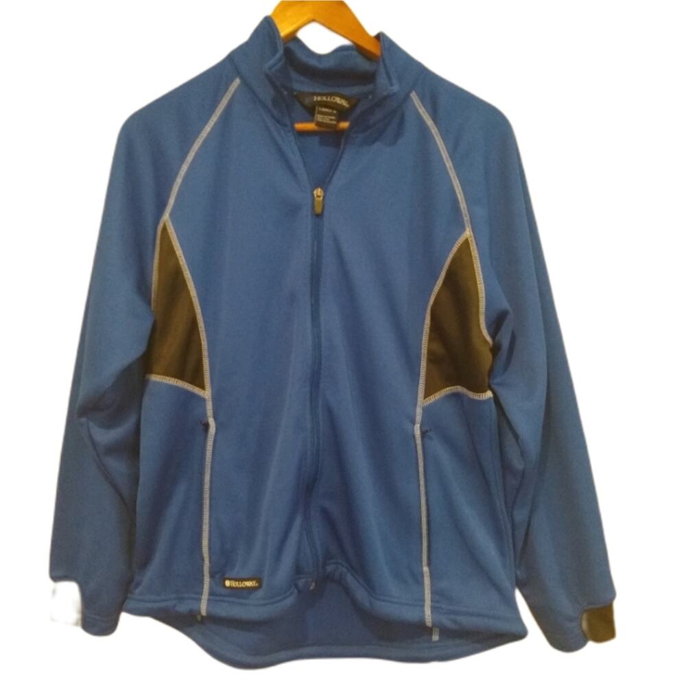 Holloway Jacket Womens Size Medium Blue Black Outdoor Track